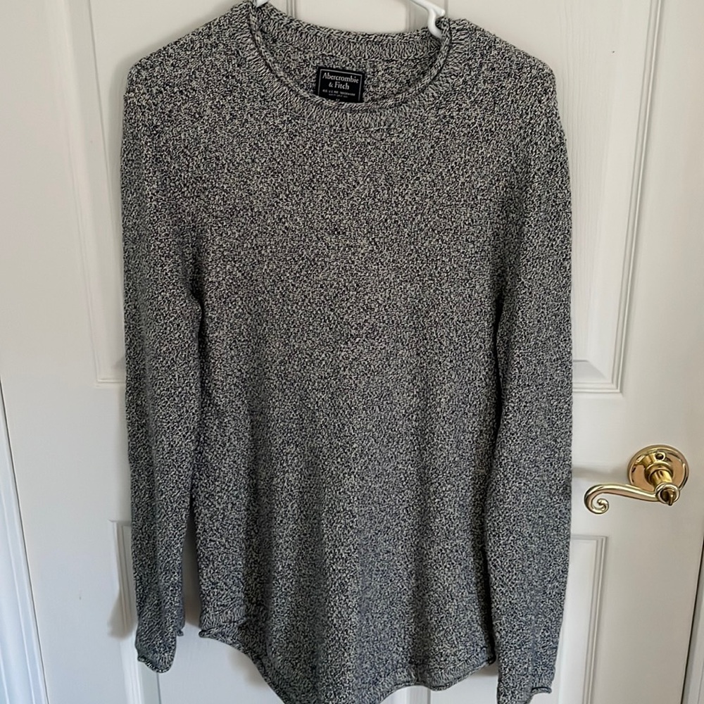 Abercrombie and Fitch Sweater Mens - Grey Marl Size M